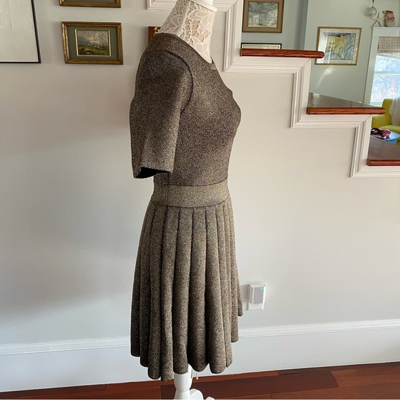 A.L.C x REVOLVE Metallic Gold Susana Dress NWT Medium - Picture 8 of 9